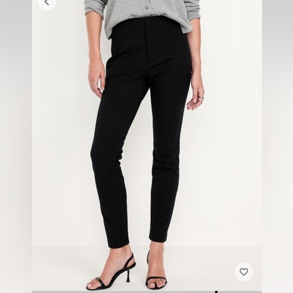 Women's Black Skinny Pants - Old Navy - 10 Slim